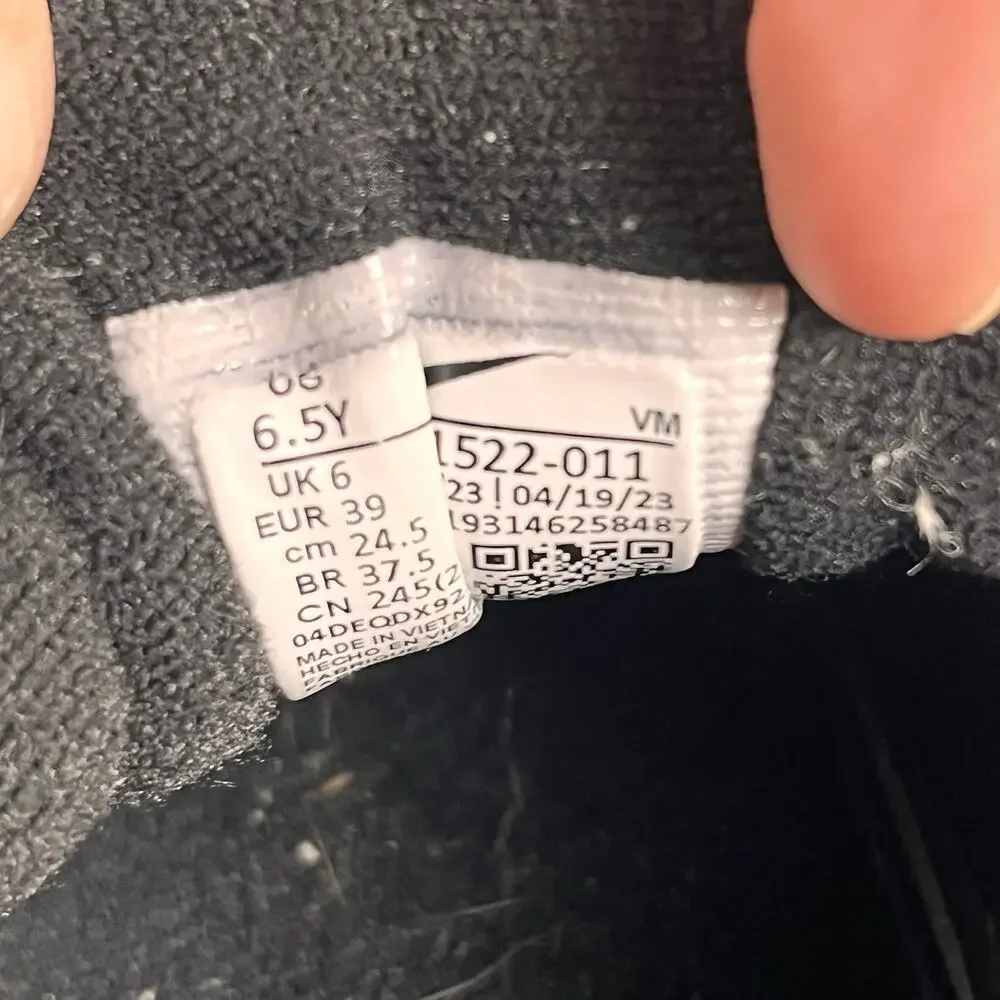 Nike Air Max 97 GS Triple Black‎ Anthracite 921522-011 Youth Sz 6.5Y